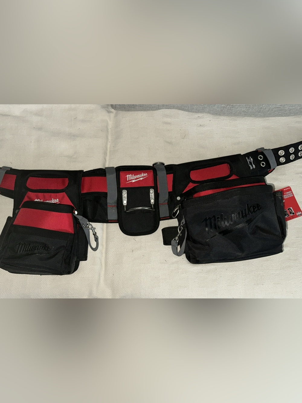 Milwaukee Red & Black Tool Belt Pouches